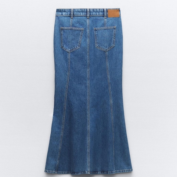 BNWT! MID WAIST Z1975 DENIM MIDI SKIRT. Fits S/ M - Picture 3 of 5